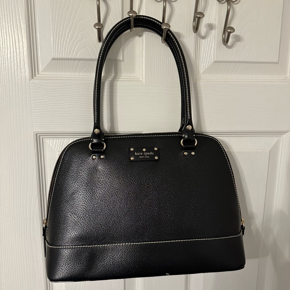 Kate Spade Black Leather Shoulder Purse